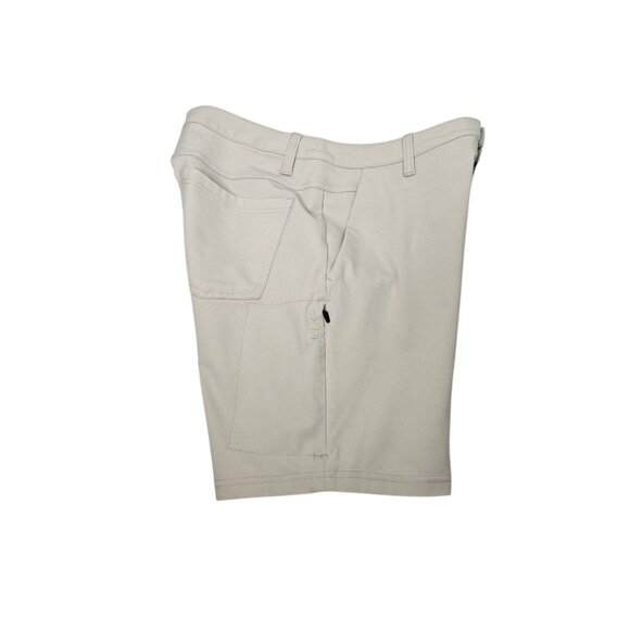 BYLT Premium Basics Everyday Short Chino Men's 32 Actual Beige 8" Inseam EUC - Picture 4 of 12